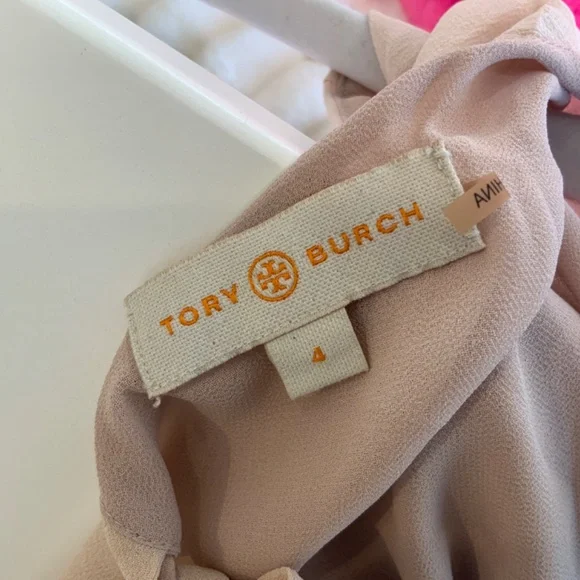 Tory Burch 100% Silk Tie Back Shell Blouse - Picture 3 of 6